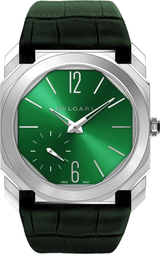 Bulgari Octo Finissimo Platinum / Arije Green Dial Watch - 102955