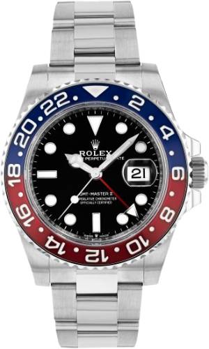 Rolex GMT- Master II Pepsi 116719 White Gold Black Dial Watch