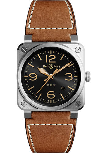 Bell & Ross New BR 03-92 Golden Heritage - Calfskin Strap
