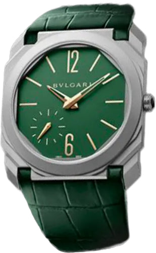 Bulgari Octo Finissimo Automatic Titanium / Green / Harrods - 100995